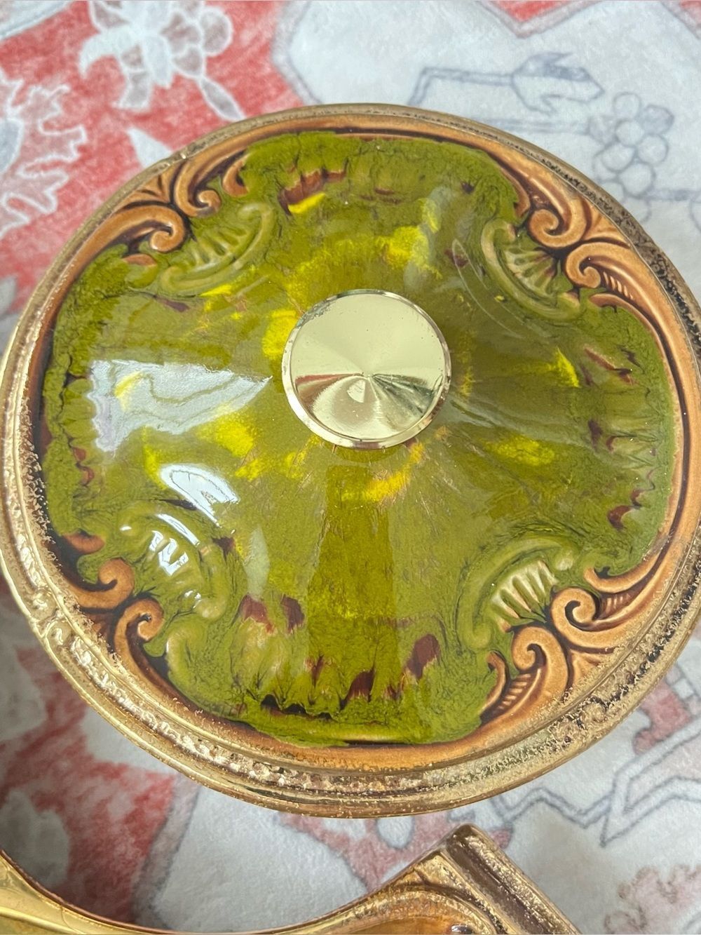 Vintage MCM California Pottery Serving Set - Picture 3 of 5